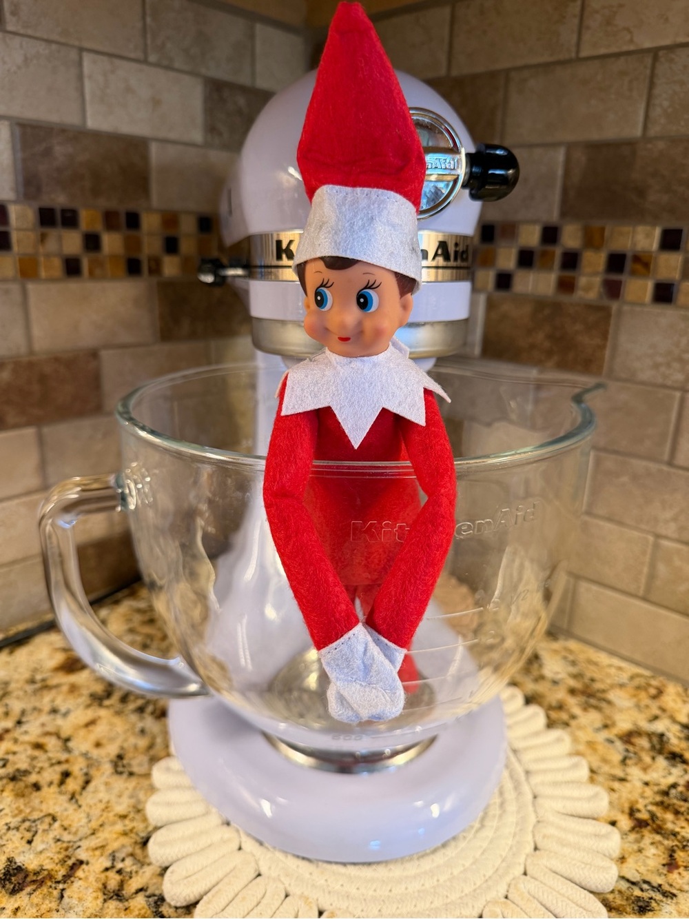 Red Elf on the Shelf Holiday Decoration boy